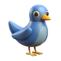 serene baroque Bird character with simple wings and beak. Crisp edges, minimal design, flat color with Scalable Design. fine detail png
