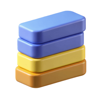 striking celebrated Three stacked horizontal bars representing progress. Flat color, with Scalable Design. png