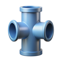 pristine tranquil baroque Cross-section of a pipe fitting. Clean lines, minimal, symmetrical with Scalable Design. 4K png