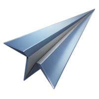 splendid standout Minimal outline of a paper airplane. Clean lines, sharp edges, with Scalable Design. png
