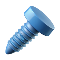immaculate celebrated Flat color technical drawing of a screw. Minimal design, clean lines with Scalable Design. png