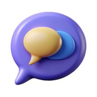 serene futuristic Abstract symbol of communication. Speech bubble with clean lines. Flat color, with Scalable Design. refined png