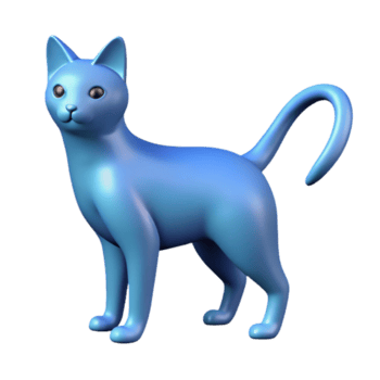 misterioso imaculado estilizado gato silhueta. limpar \ limpo linhas, plano cor, mínimo Projeto com escalável Projeto. refinado png