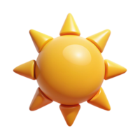 iconic contemporary Minimal geometric sun icon. Clean lines, flat color, crisp edges with Scalable Design. precision png
