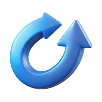 picturesque memorable Abstract symbol of movement. Curved arrow. Clean lines, scalable design, flat color with Scalable Design. png