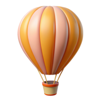 signature avant-garde Minimal line art of a hot air balloon. Clean lines, flat color, with Scalable Design. crisp png