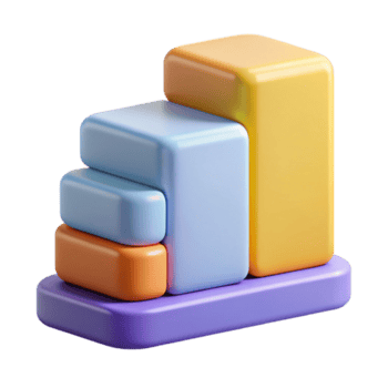 imponerande lekfull bohemisk tre staplade horisontell barer representerar framsteg. platt Färg, med skalbar design. sakkunnigt skott png