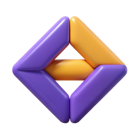 splendid dramatic art deco Symmetrical divide symbol. Crisp edges, solid color, with Scalable Design. top-tier png