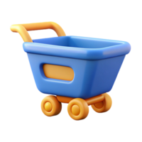 dazzling romantic modern Stylized shopping cart icon. Minimal design, flat color, with Scalable Design. top-tier png