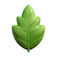 sought-after classic Leaf pattern, stylized, single-weight stroke. Flat color, with Scalable Design. studio quality png