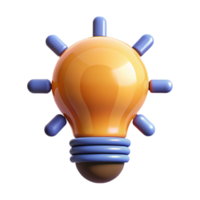 eterno gótico resumen bombilla símbolo. idea y innovación. crujiente bordes, mínimo diseño. con escalable diseño. alto calidad png