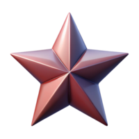 memorable geometric Pictogram of a star. Geometric, flat color, crisp edges with Scalable Design. top-tier png