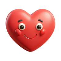 sumptuous playful traditional Heart-shaped character with a rounded bottom. Flat red color, clean lines with Scalable Design. original png