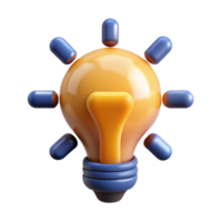 whimsical striking Abstract symbol of creativity. A lightbulb. Crisp edges. Single-weight stroke. with Scalable Design. precision png