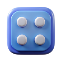 immaculate reflective surreal Square badge, four small circles in corners. Scalable, clean lines, single-weight stroke with Scalable Design. museum quality png