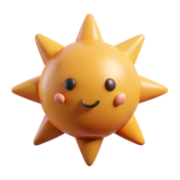 striking avant-garde Sun character with simple triangular rays. Minimal design, with Scalable Design. studio quality png