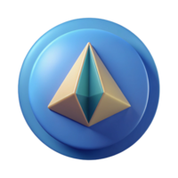 melancholic striking Geometric triangle inside a circle. Single-weight stroke, crisp edges with Scalable Design. studio quality png