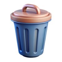 nostalgic extraordinary Trash can. Crisp edges, single-weight stroke, with Scalable Design. flawless png