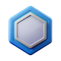 mesmerizing tropical Hexagonal badge with a thin border. Clean lines, scalable, minimal with Scalable Design. genuine png
