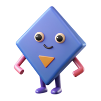 remarkable mid-century Parallelogram character with a single, diagonal line. Flat color, clean lines, minimal design with Scalable Design. exclusive png