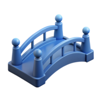 impressive mysterious abstract Blueprint of a simple bridge. Clean lines, flat color, with Scalable Design. studio quality png