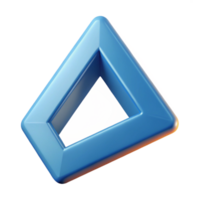 whimsical exquisite Geometric triangle icon. Single-weight stroke, crisp edges, with Scalable Design. genuine png
