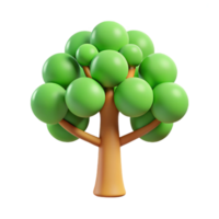 passionate glorious Stylized tree with circular leaves. Symmetrical design, clean lines, flat color with Scalable Design. luxury png