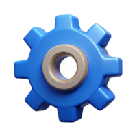 pristine tropical Gear icon with four cogs. Symmetrical, clean lines, solid colors with Scalable Design. luxury png