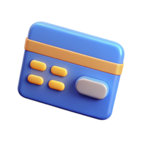 serene classic Credit card icon. Rectangular card shape. Single-weight stroke with Scalable Design. gallery standard png