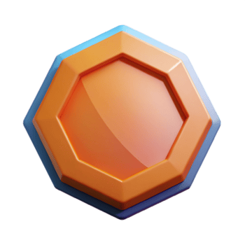 brincalhão impressionante geométrico octógono ícone. peso único AVC, fresco arestas. plano cor, mínimo com escalável Projeto. fresco png