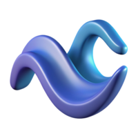 sumptuous melancholic organic Crisp edges monoline wave. Clean lines, flat color, with Scalable Design. artisan png