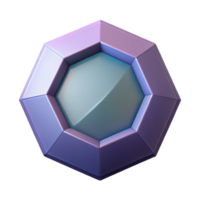 picturesque coastal Geometric octagon shape. Symmetrical design, clean lines, flat color with Scalable Design. premium png