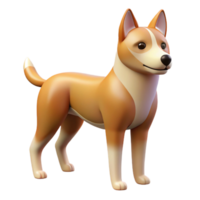 nostalgic magnificent Clean lines forming a stylized dog. Flat color, sharp edges. with Scalable Design. top-tier png
