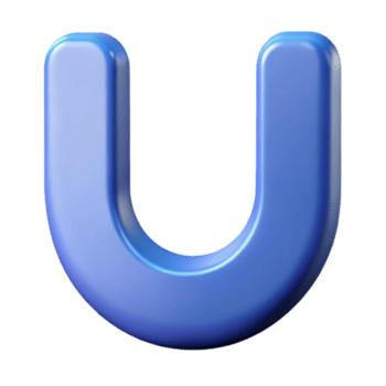 Maravilhoso sonhadores arte deco em forma de u personagem com uma solteiro, vertical linha. fresco arestas, limpar \ limpo linhas, plano cor com escalável Projeto. fresco png