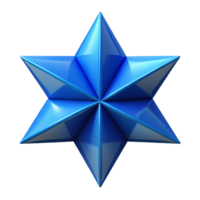 radiant gothic Geometric blue triangles forming a star. Crisp edges, minimal design with Scalable Design. high resolution png