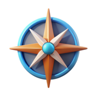 magnificent surreal Abstract compass symbol. Direction and guidance. Crisp edges, minimal design. with Scalable Design. refined png