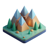 splendid notable Abstract geometric landscape, single-weight stroke, scalable, minimal with Scalable Design. png