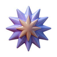 spectacular organic Geometric blue triangles forming a star. Crisp edges, minimal design with Scalable Design. high quality png