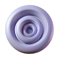 magnificent nordic Geometric outline of a spiral. Single-weight stroke, flat color with Scalable Design. premium png