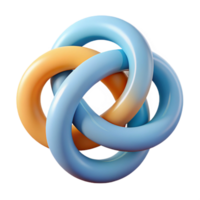 hypnotic coastal Intertwined circles and squares, minimal, with Scalable Design. ultra HD png