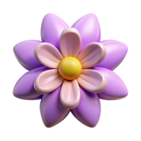 melancholic elegant Crisp edges outlining a simple flower. Symmetrical, flat color with Scalable Design. sharp png