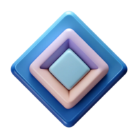 mysterious enchanting Geometric pattern of interlocking diamonds. Minimal, flat color, with Scalable Design. original png
