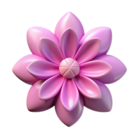 spectacular bold contemporary Crisp edges outlining a simple flower. Symmetrical, flat color with Scalable Design. premium png