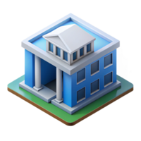 mesmerizing ethereal mid-century Isometric projection of a building. Minimal, crisp edges with Scalable Design. impeccable png