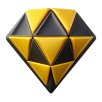 rare artistic Repeating diamond pattern, crisp edges, flat yellow and black with Scalable Design. high quality png