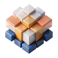 joyful elegant Abstract composition of squares and triangles. Clean lines, flat color, with Scalable Design. premium png