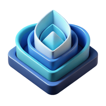 överdådig rustik abstrakt sammansättning av fem överlappande cirklar. minimal, platt Färg, knaprig kanter med skalbar design. 8 K png