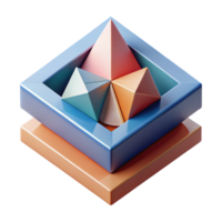 fascinating dramatic impressionist Scalable geometric triangle pattern. Flat color, crisp edges, clean lines with Scalable Design. perfect clarity png