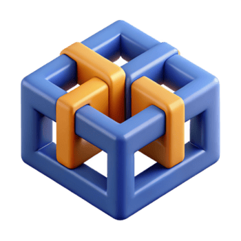 iconic modern Geometric composition of rectangles. Crisp edges, with Scalable Design. sharp png