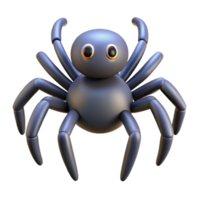 sereno pacífico clássico aranha personagem com oito pernas. limpar \ limpo linhas, plano cor, com escalável Projeto. precisão png